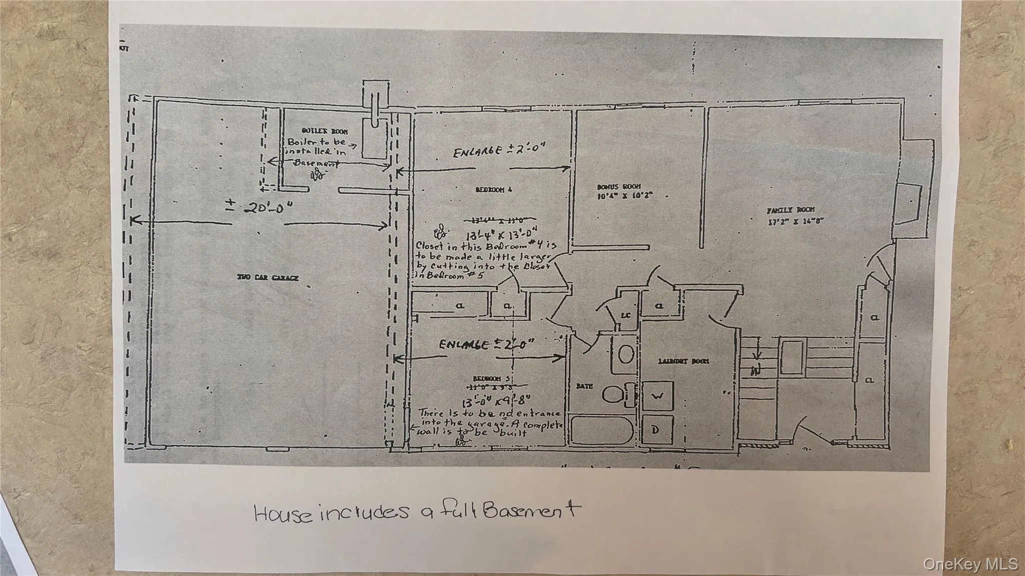 Orignal Floorplan-Main LevelLower Level Unfinished Basement Not Shown Orignal Floorplan-Main LevelLower Level Unfinished Basement Not Shown