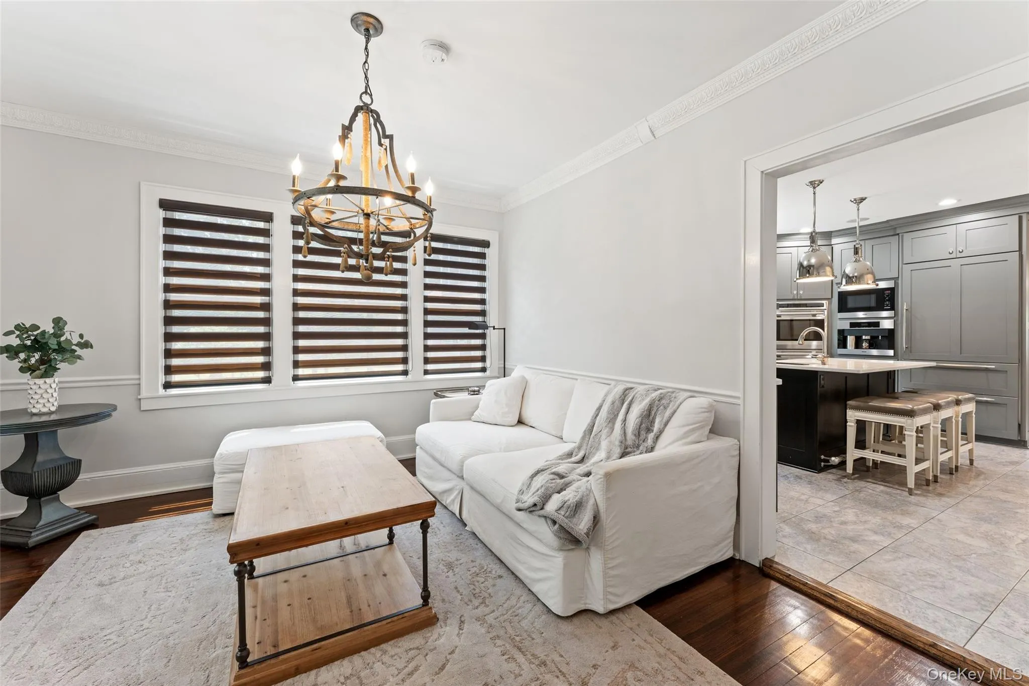 Currently used as a living room, but previously the formal dining room. Currently used as a living room, but previously the formal dining room.