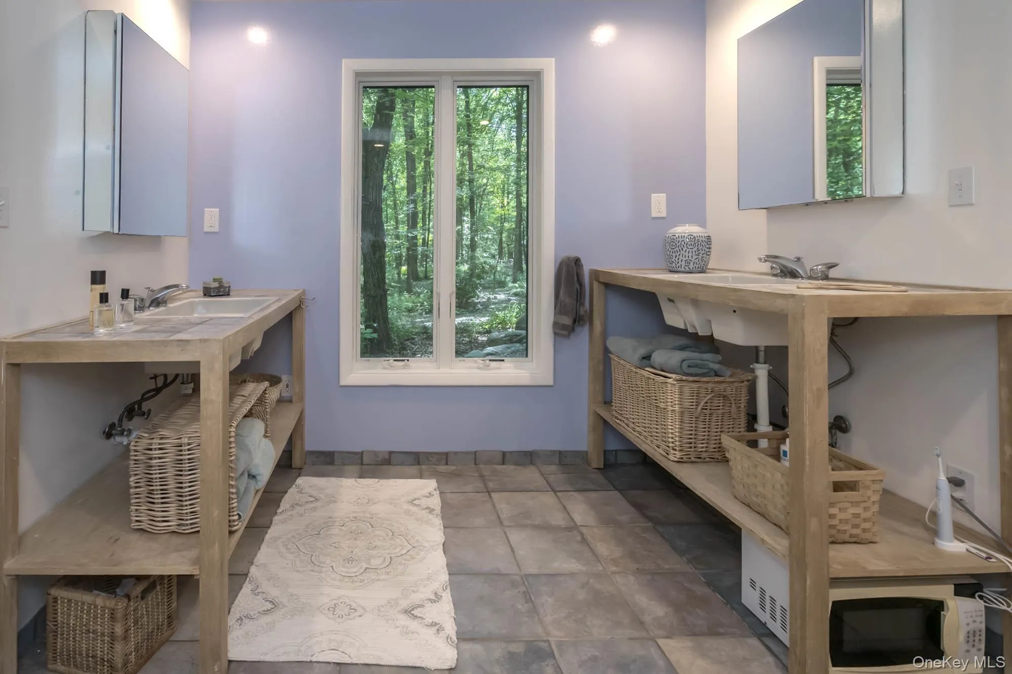 Two separate vanities Two separate vanities