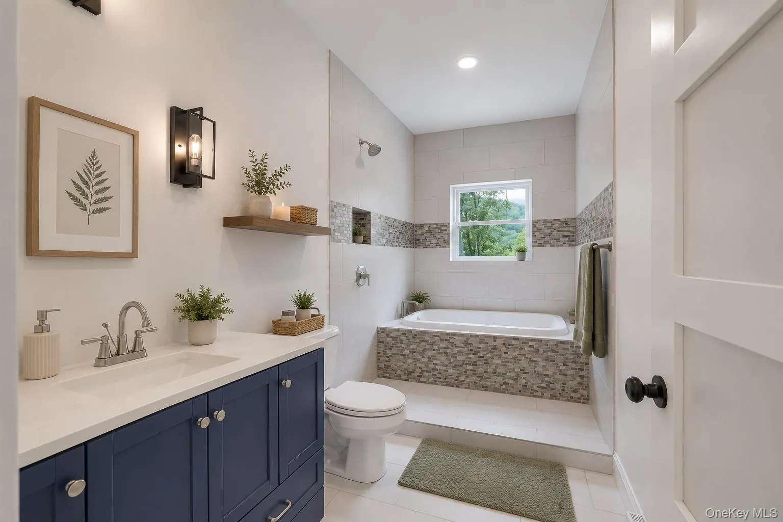 Bathroom downstairs digitally staged Bathroom downstairs digitally staged