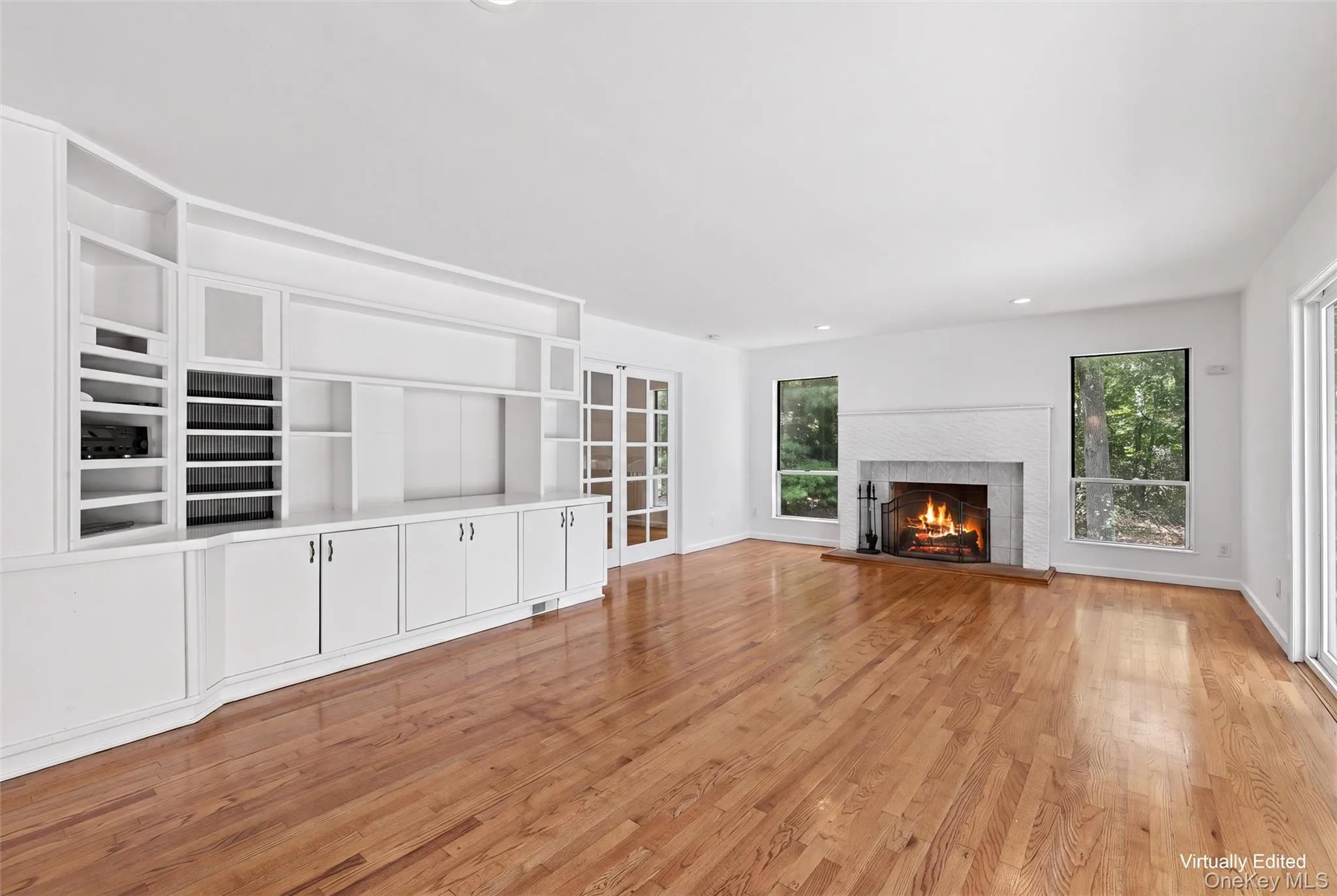 Family room with fireplace Family room with fireplace