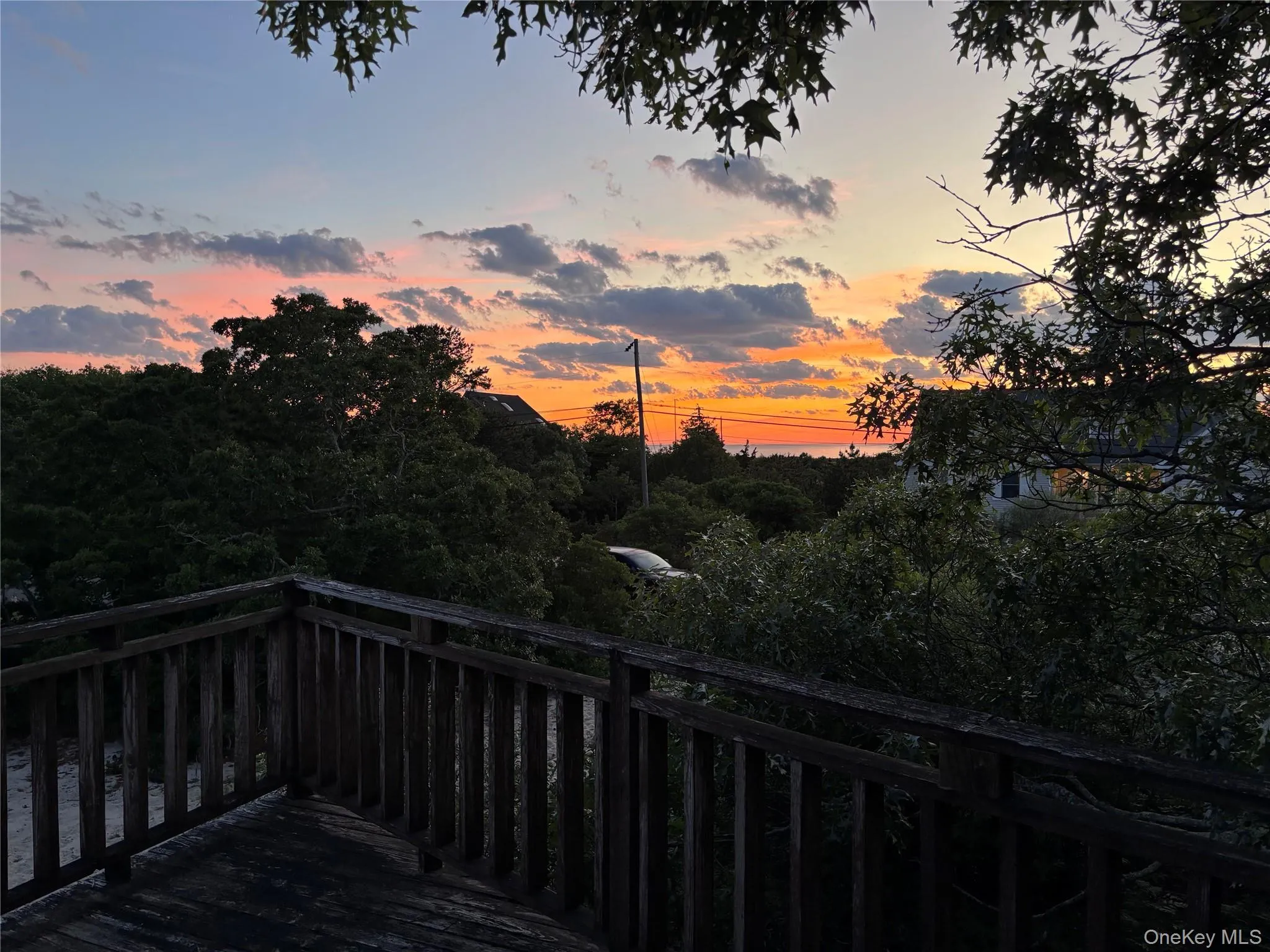 Sunset from 2nd floor bedroom balcony Sunset from 2nd floor bedroom balcony