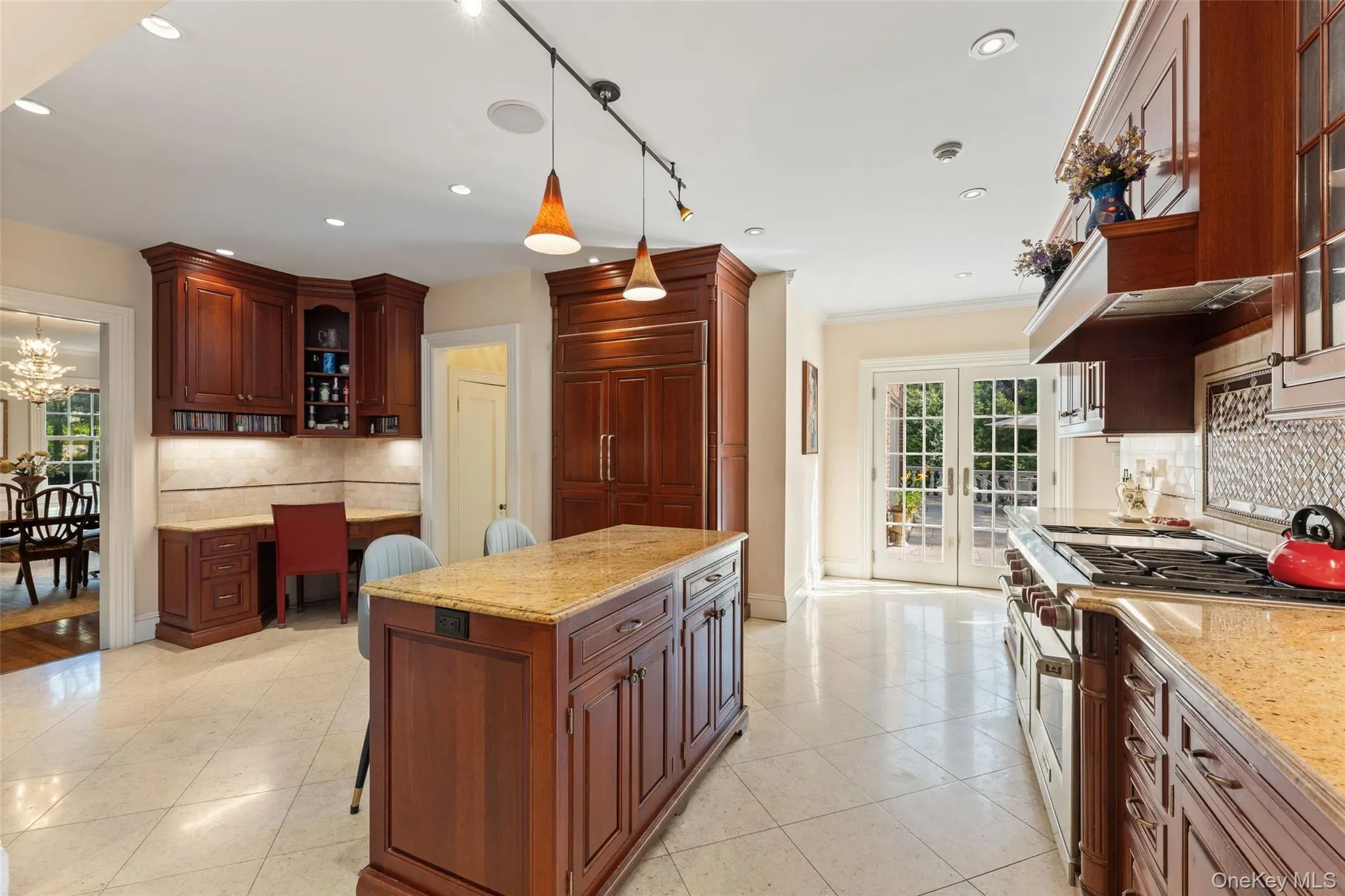 View of kitchen with french doors to patio ideal for al fresco dining View of kitchen with french doors to patio ideal for al fresco dining