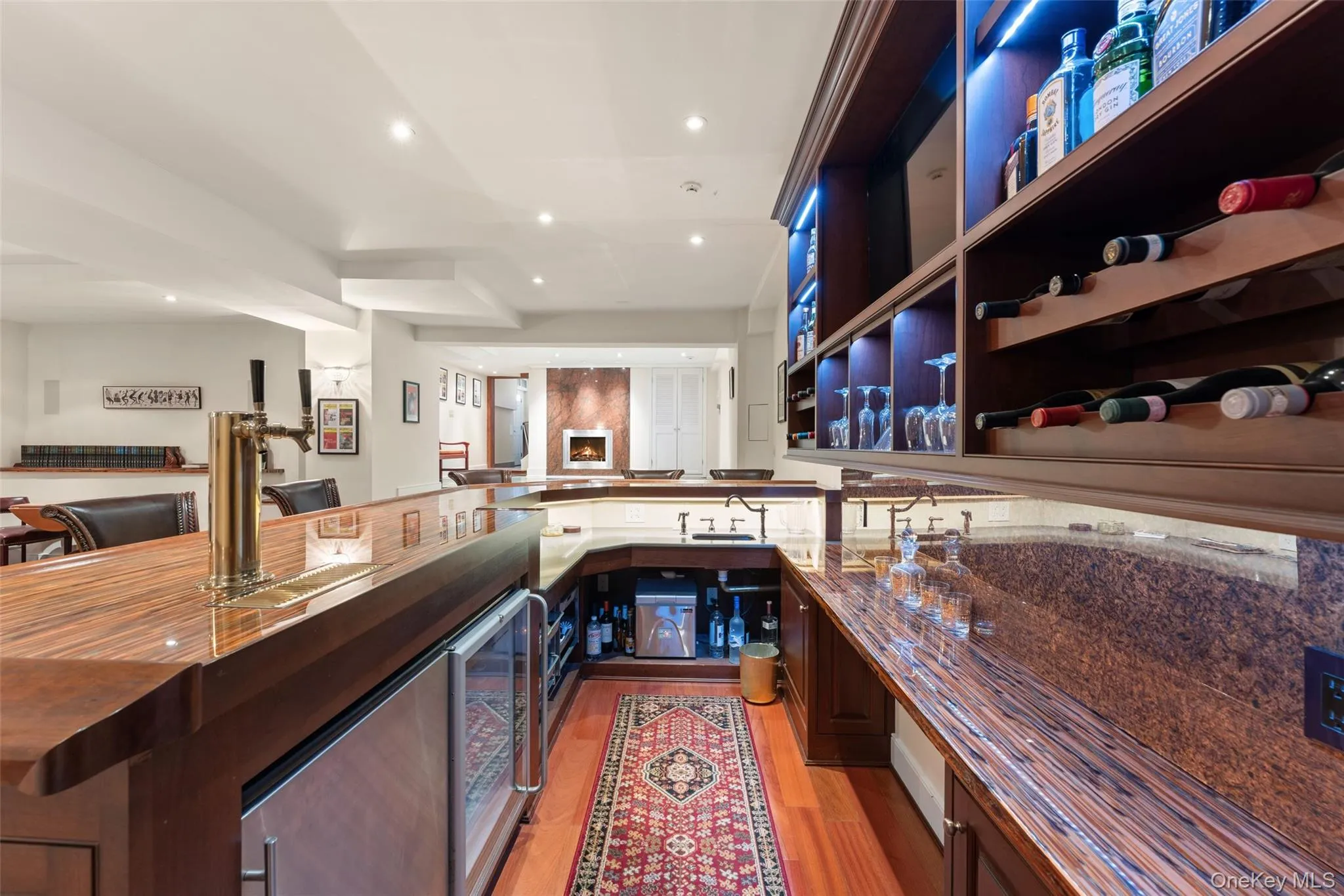 View of built in wet bar View of built in wet bar