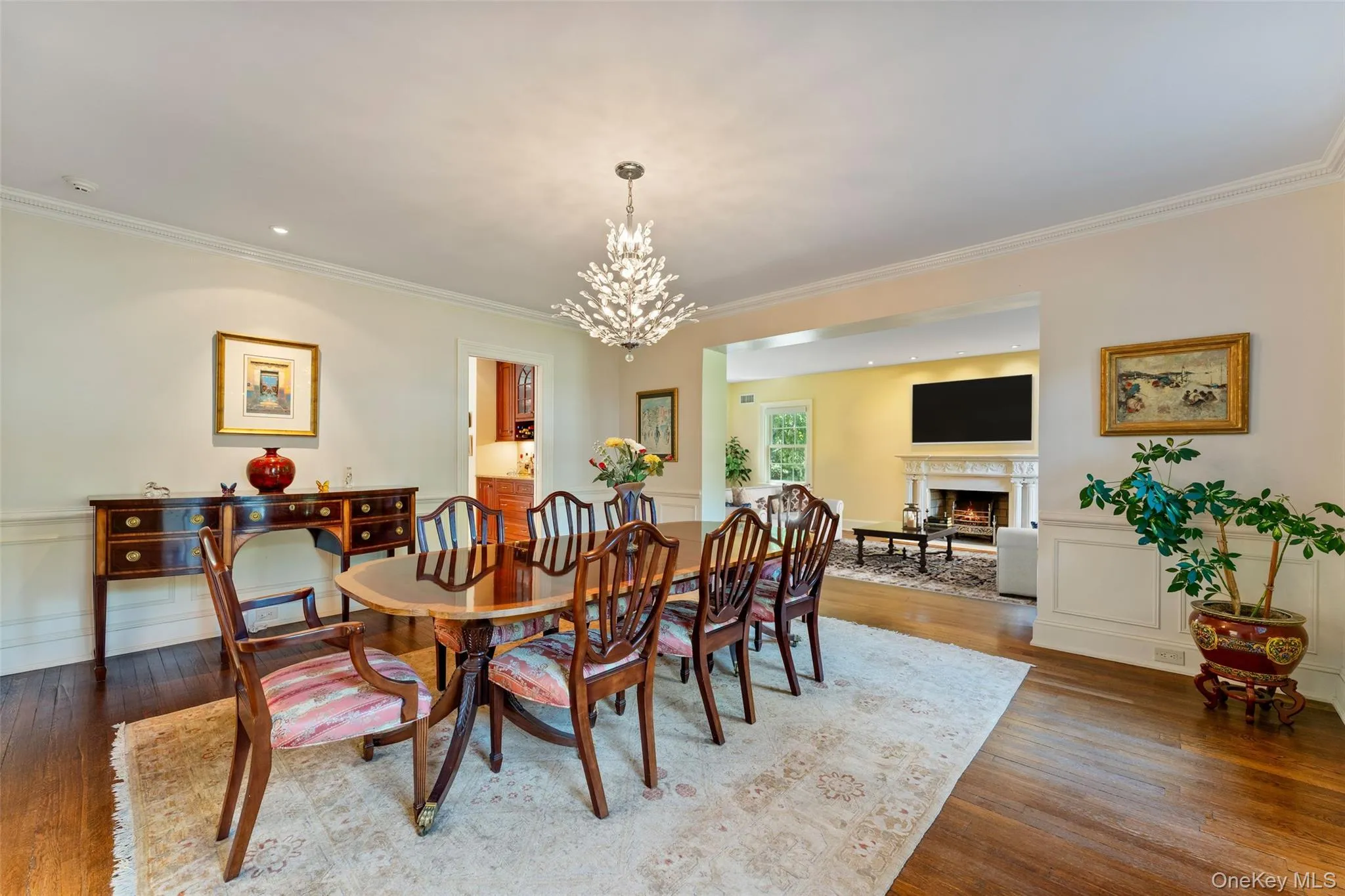 Dining Room open into family room Dining Room open into family room