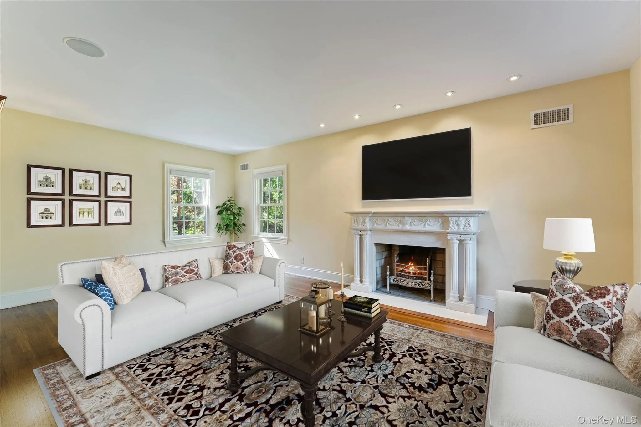 Virtually staged Family Room Virtually staged Family Room
