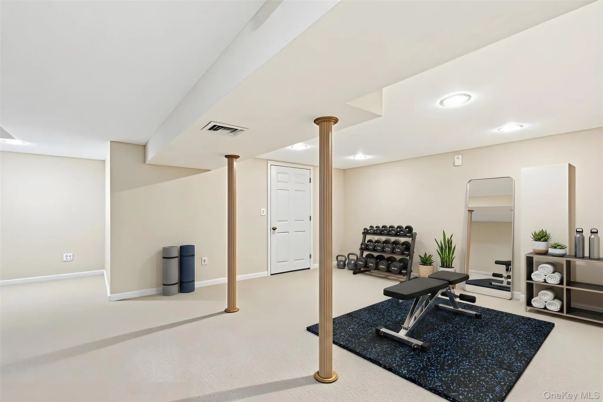 Finished Lower Level with OSE Finished Lower Level with OSE