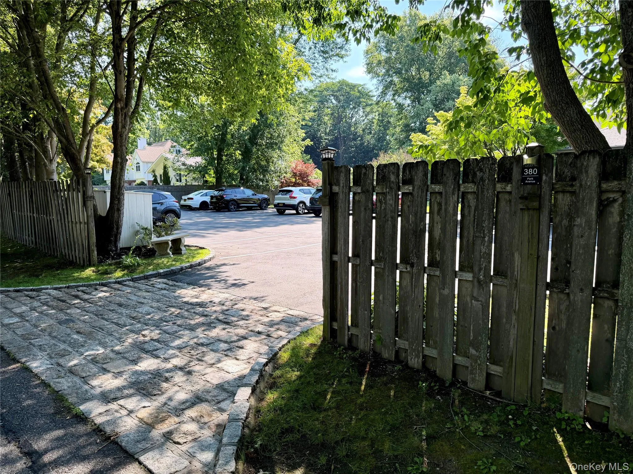 Entrance to parking lot on Cannon Ct. Entrance to parking lot on Cannon Ct.