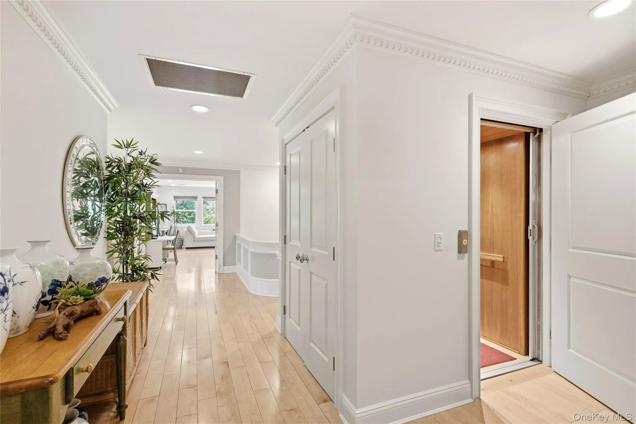 Wide Second Floor Hallway | Elevator Access Wide Second Floor Hallway | Elevator Access