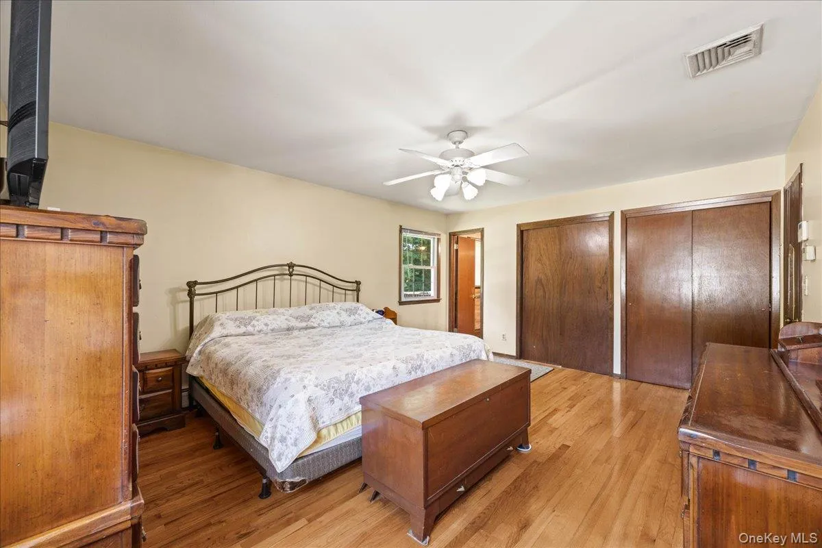 Primary bedroom with dual closets and en-suite bathroom. Primary bedroom with dual closets and en-suite bathroom.
