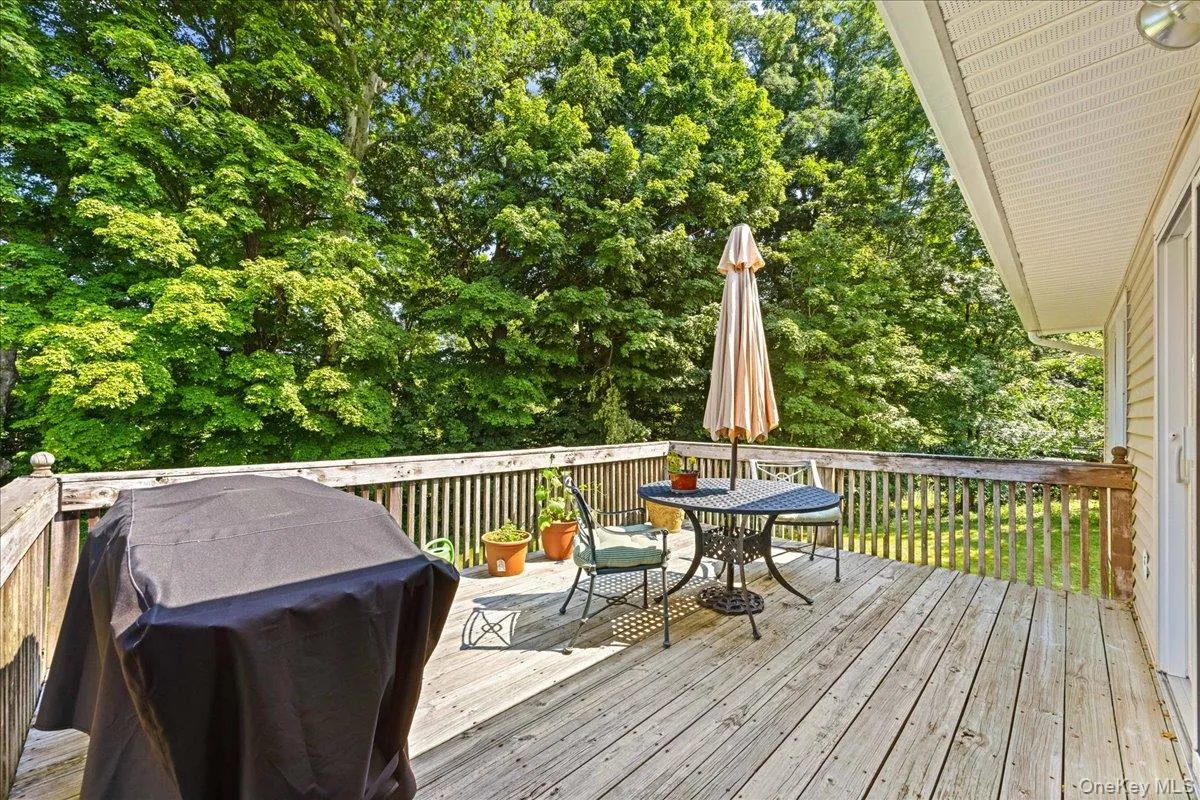 Rear deck. Rear deck.