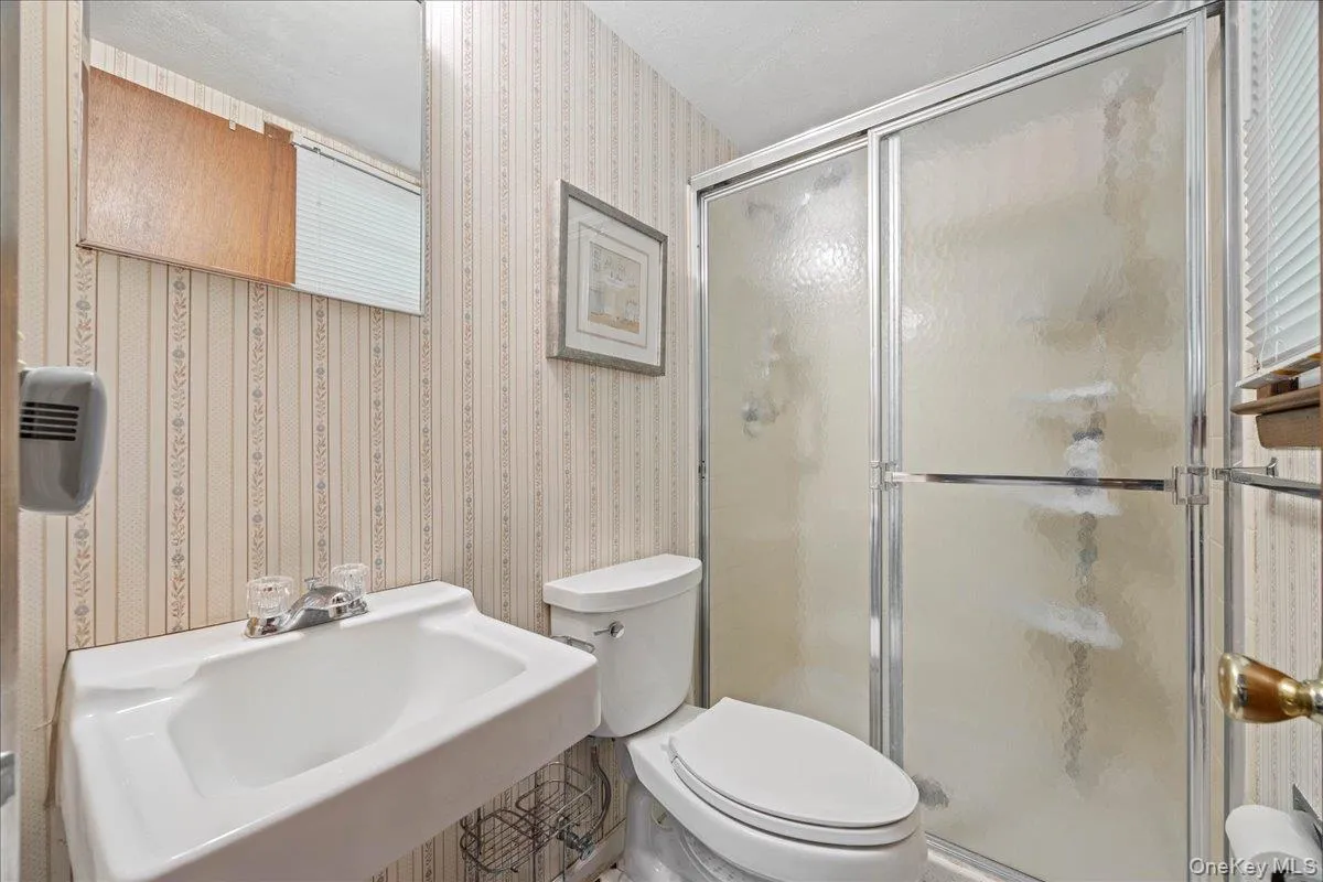 Full lower level bathroom. Full lower level bathroom.