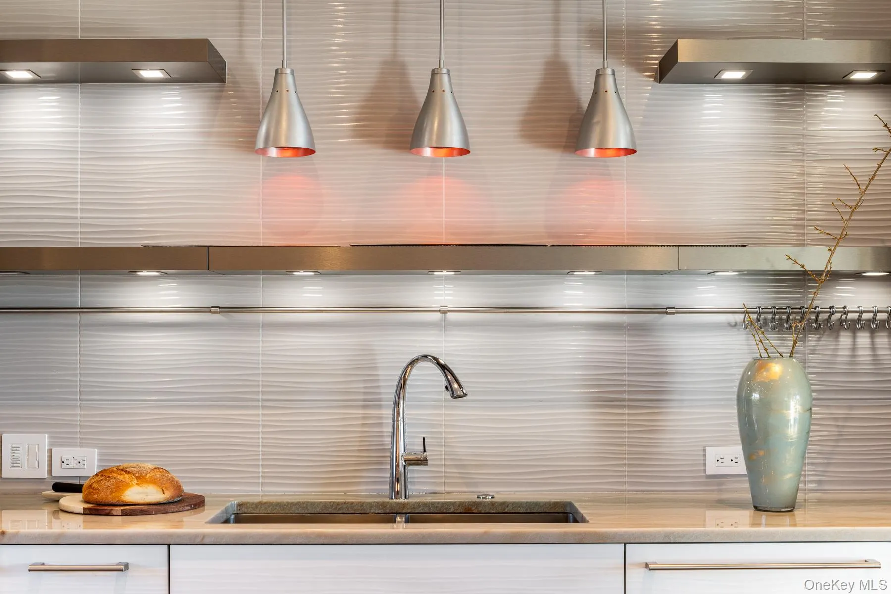 Style and function meet in this captivating kitchen. Style and function meet in this captivating kitchen.