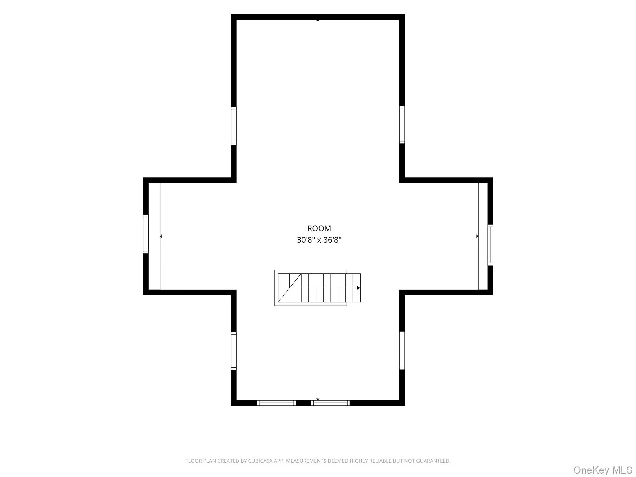Attic floor plan Attic floor plan