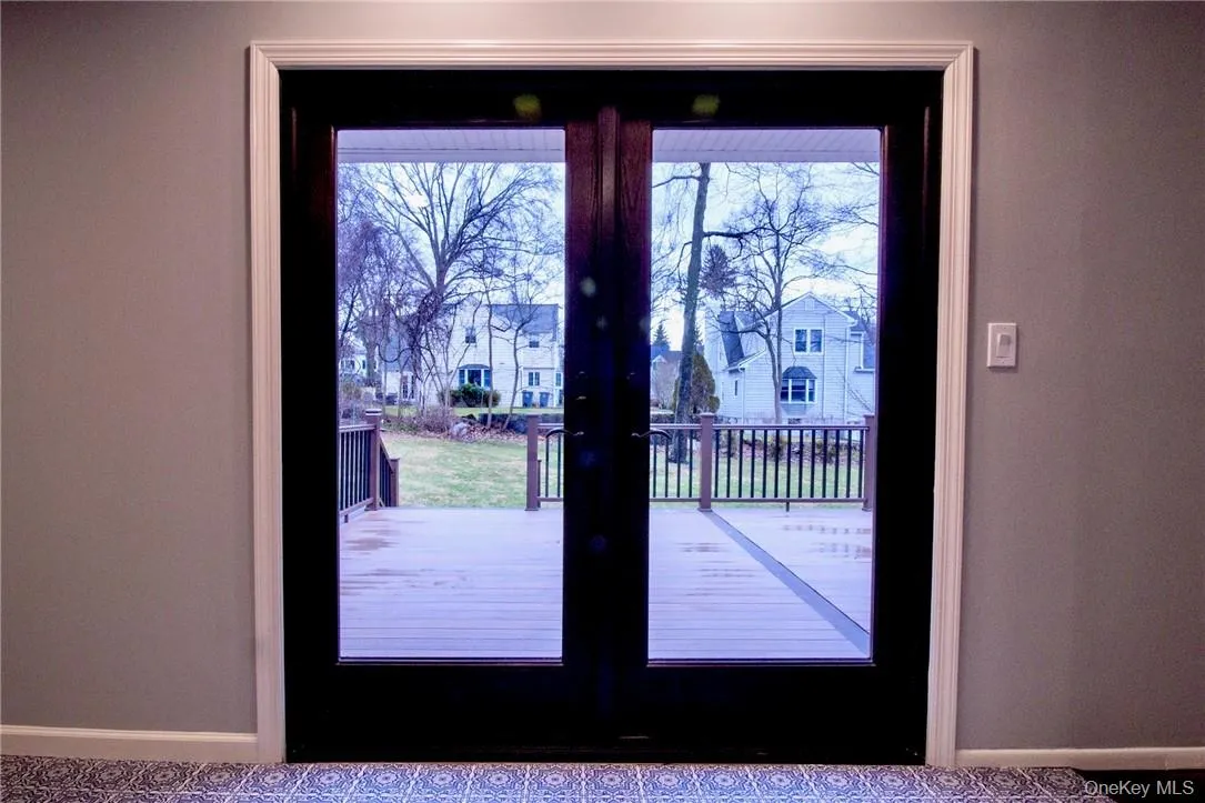 French door to deck French door to deck