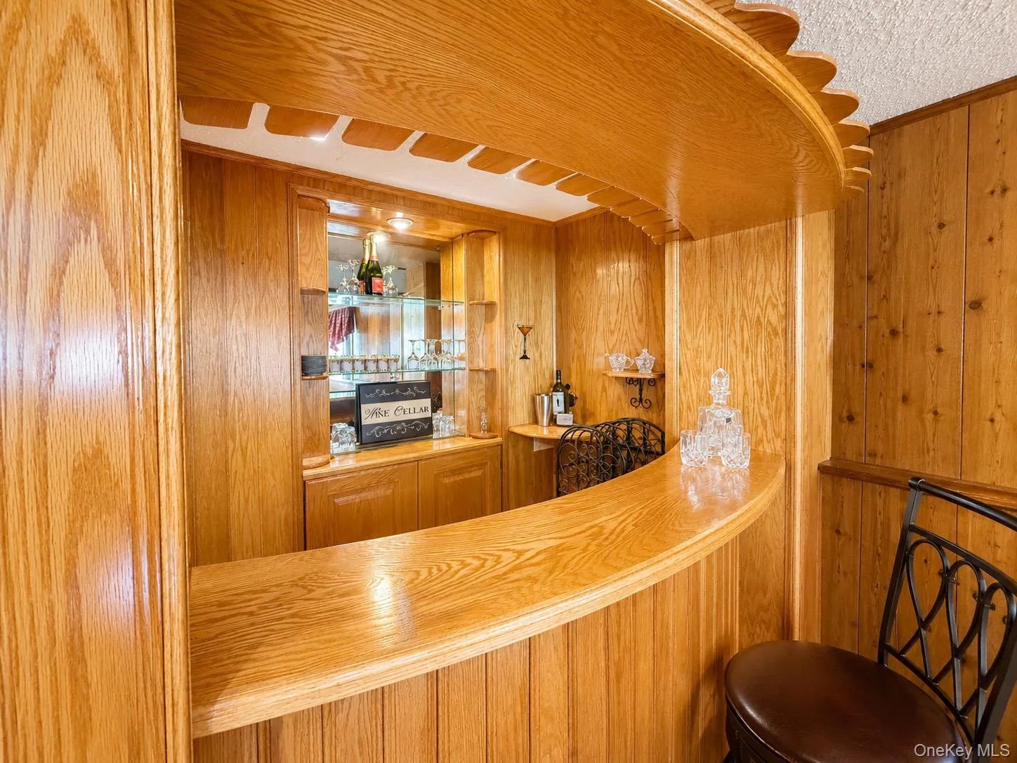 Custom bar designed for entertaining Custom bar designed for entertaining