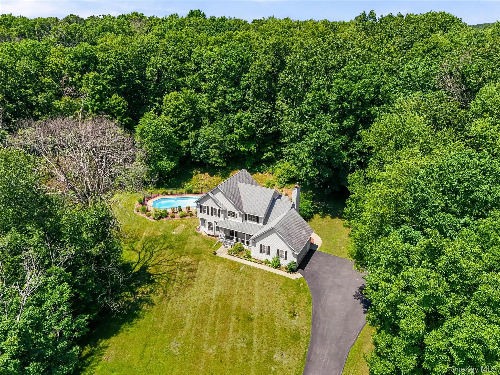 Aerial view of 32 Robinson Lane Aerial view of 32 Robinson Lane