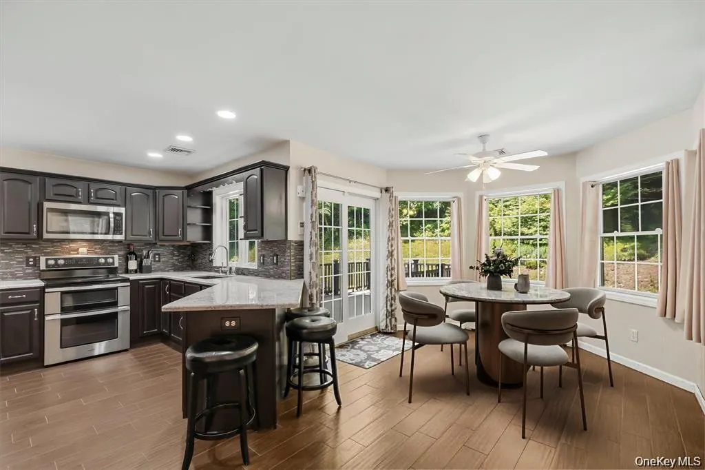 Virtually staged breakfast nook Virtually staged breakfast nook