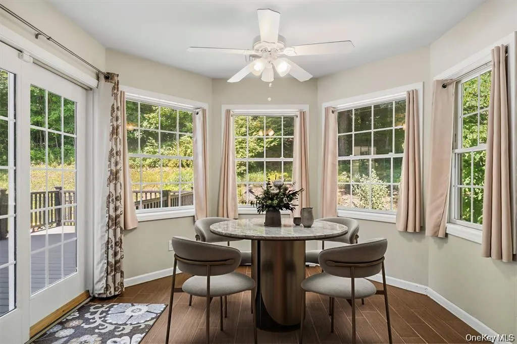 Virtually staged breakfast nook Virtually staged breakfast nook