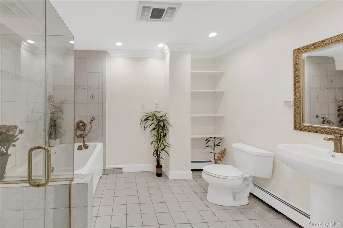 Updated full lower level bathroom Updated full lower level bathroom