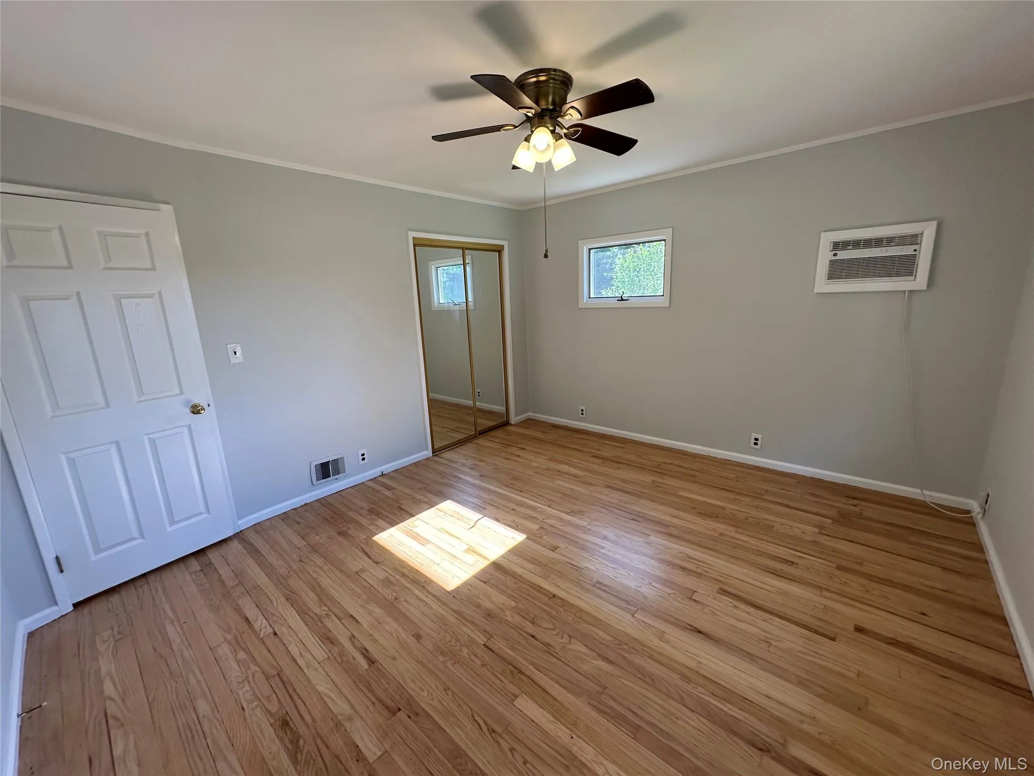 Bedroom 1 w/double door closet, freshly painted, Hardwood floors refinished Bedroom 1 w/double door closet, freshly painted, Hardwood floors refinished