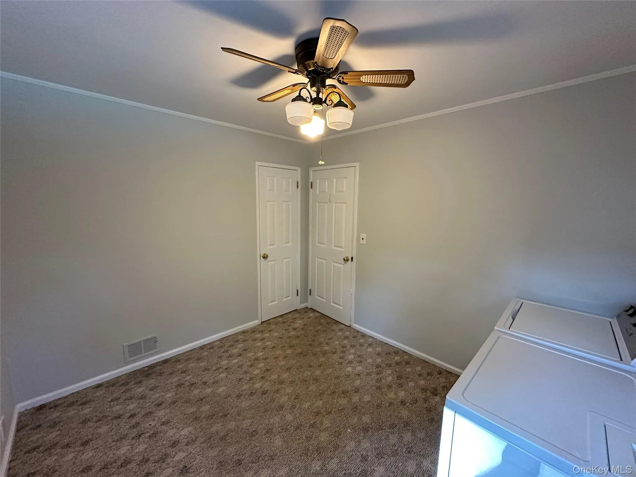 Bedroom 2, freshly painted. Laundry can be move in basement hookups in place. Bedroom 2, freshly painted. Laundry can be move in basement hookups in place.