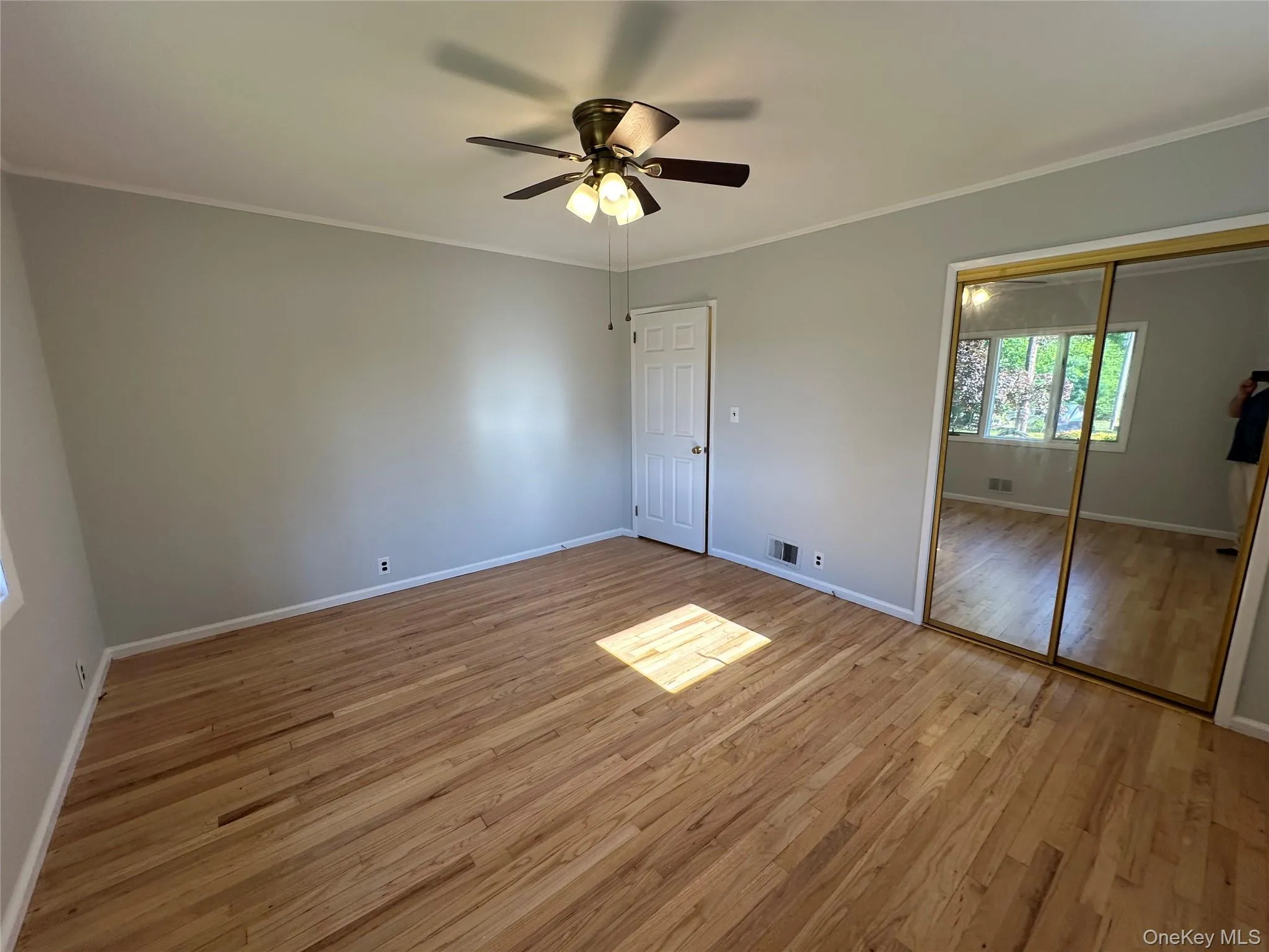Bedroom 1 w/double door closet, freshly painted, Hardwood floors refinished Bedroom 1 w/double door closet, freshly painted, Hardwood floors refinished