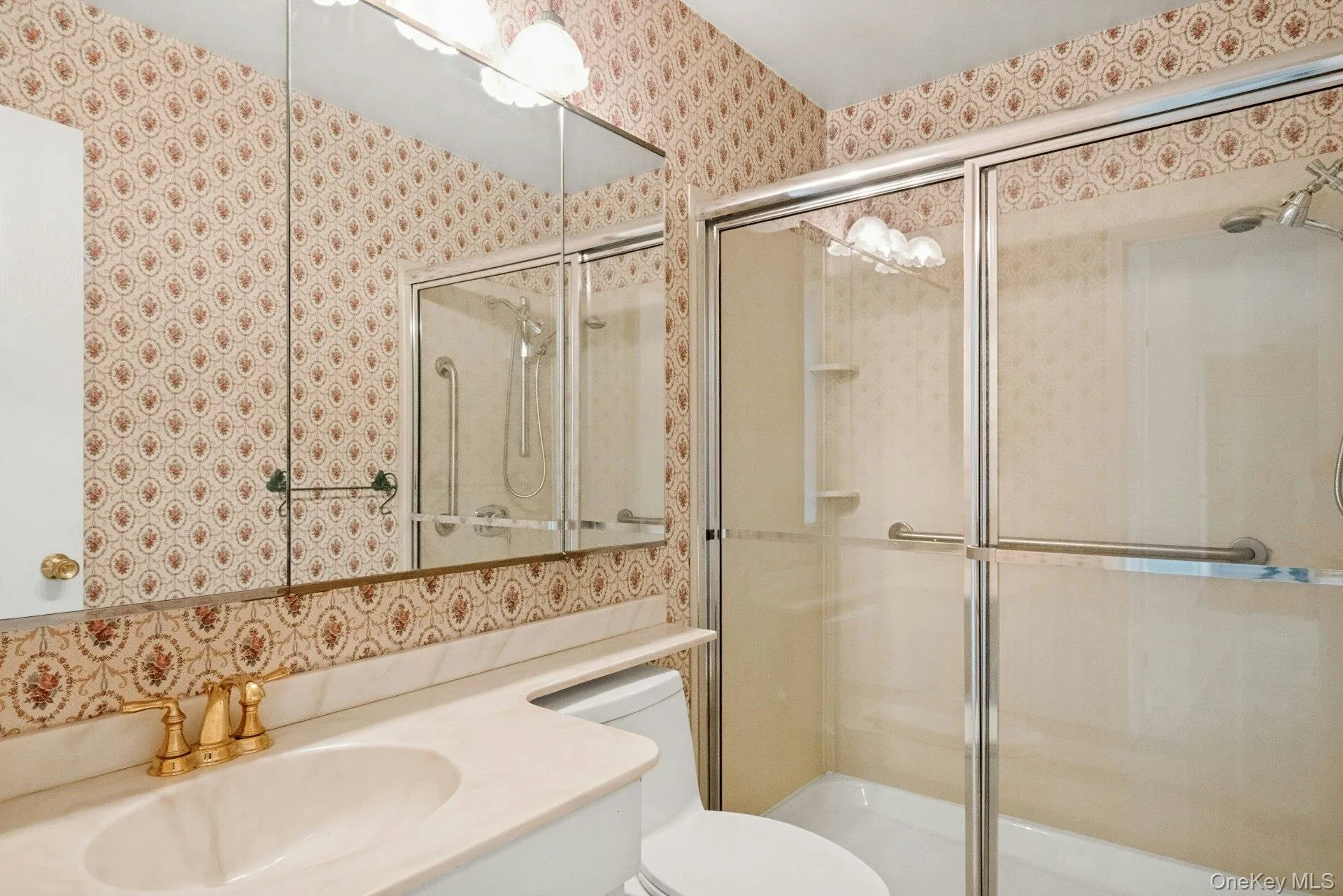 Bathroom with Walk in Shower. Bathroom with Walk in Shower.