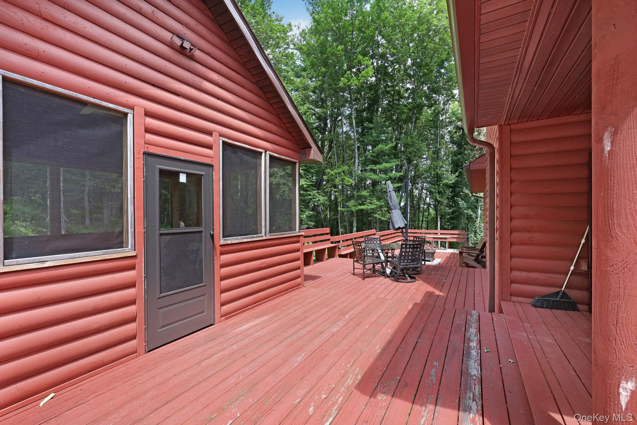 Back deck to screen house Back deck to screen house