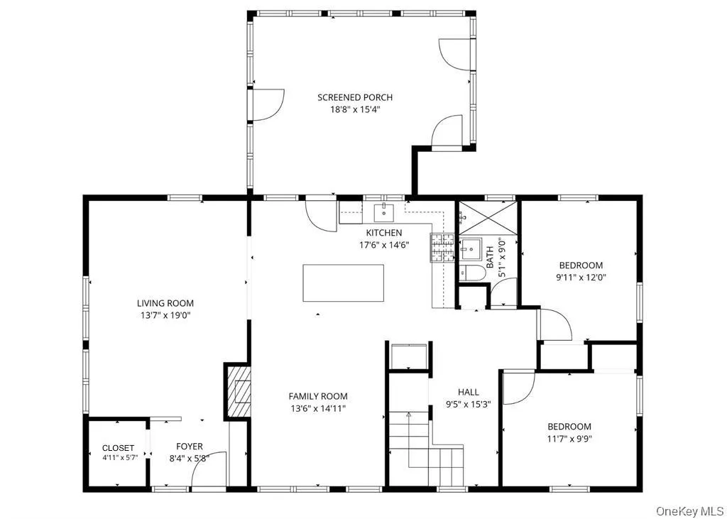 Main Level floorplan. Main Level floorplan.
