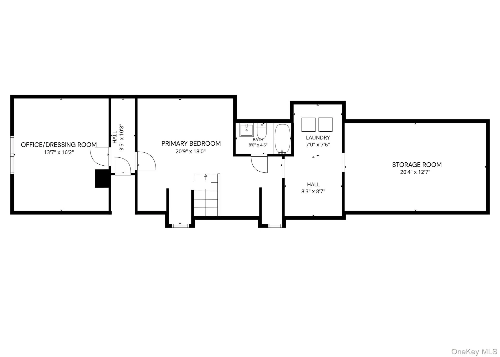Upper level floorplan. Upper level floorplan.