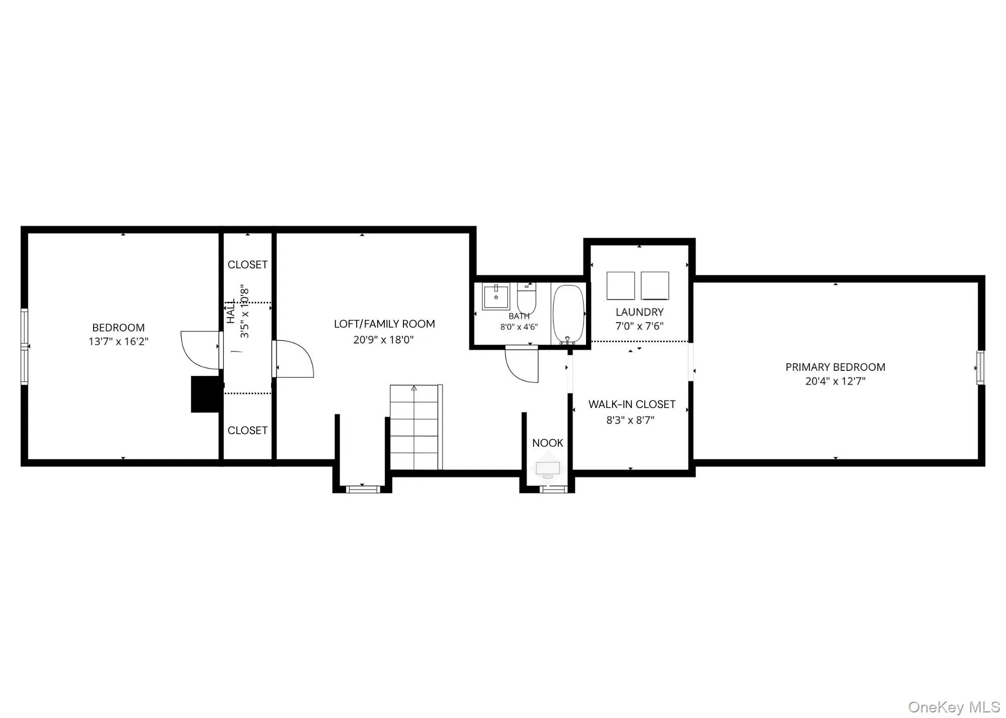 Upper Level floorplan. Upper Level floorplan.
