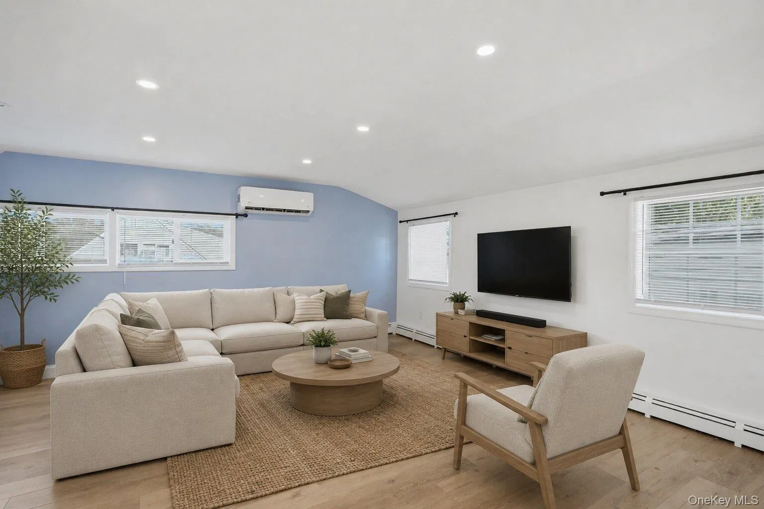 Upstairs Bedroom has been virtually staged as a Family Room. Upstairs Bedroom has been virtually staged as a Family Room.