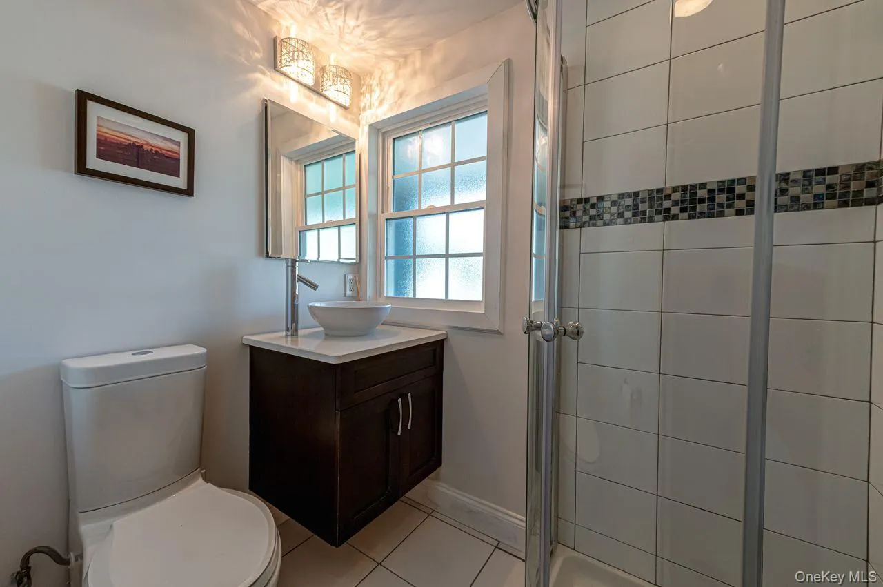 Full bathroom on first floor Full bathroom on first floor