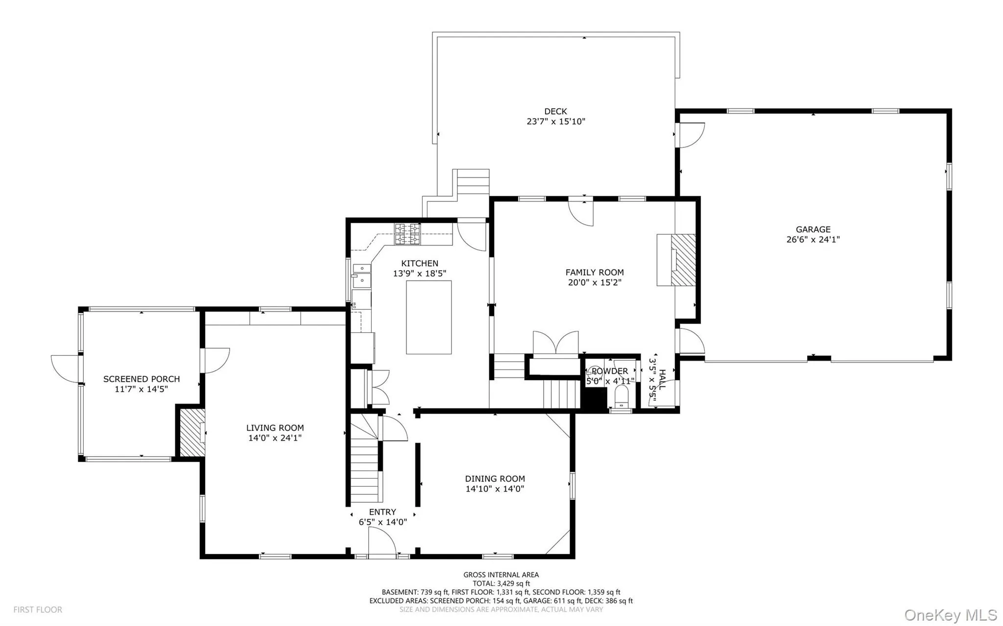 Main floor Main floor