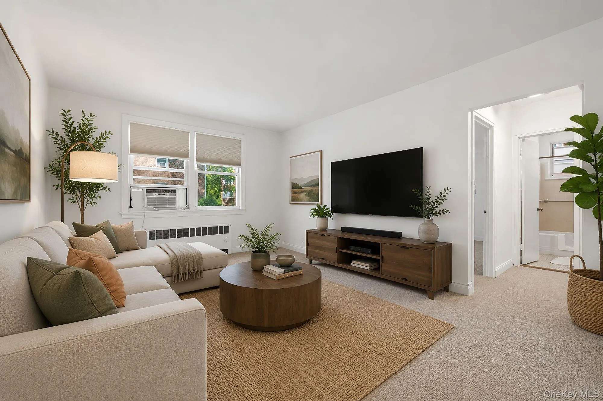 Virtually staged Living room Virtually staged Living room