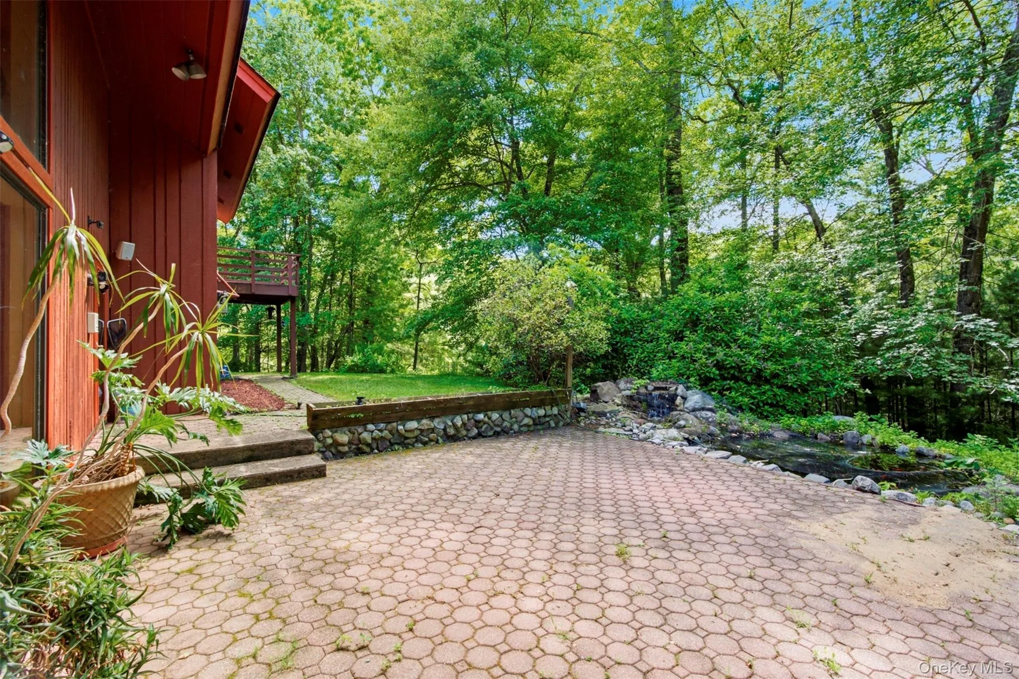 Back Paver Patio & Koi Pond Back Paver Patio & Koi Pond