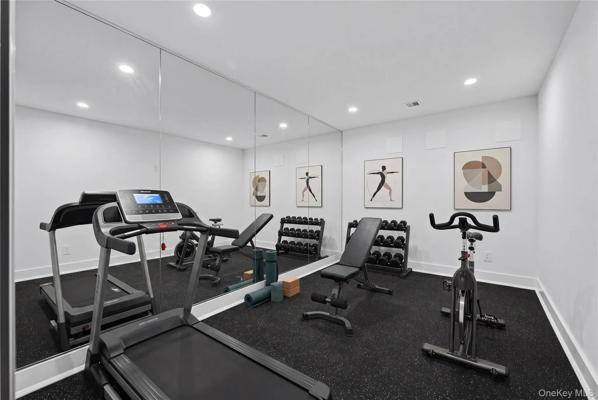 Virtually Staged Fitness Room Virtually Staged Fitness Room