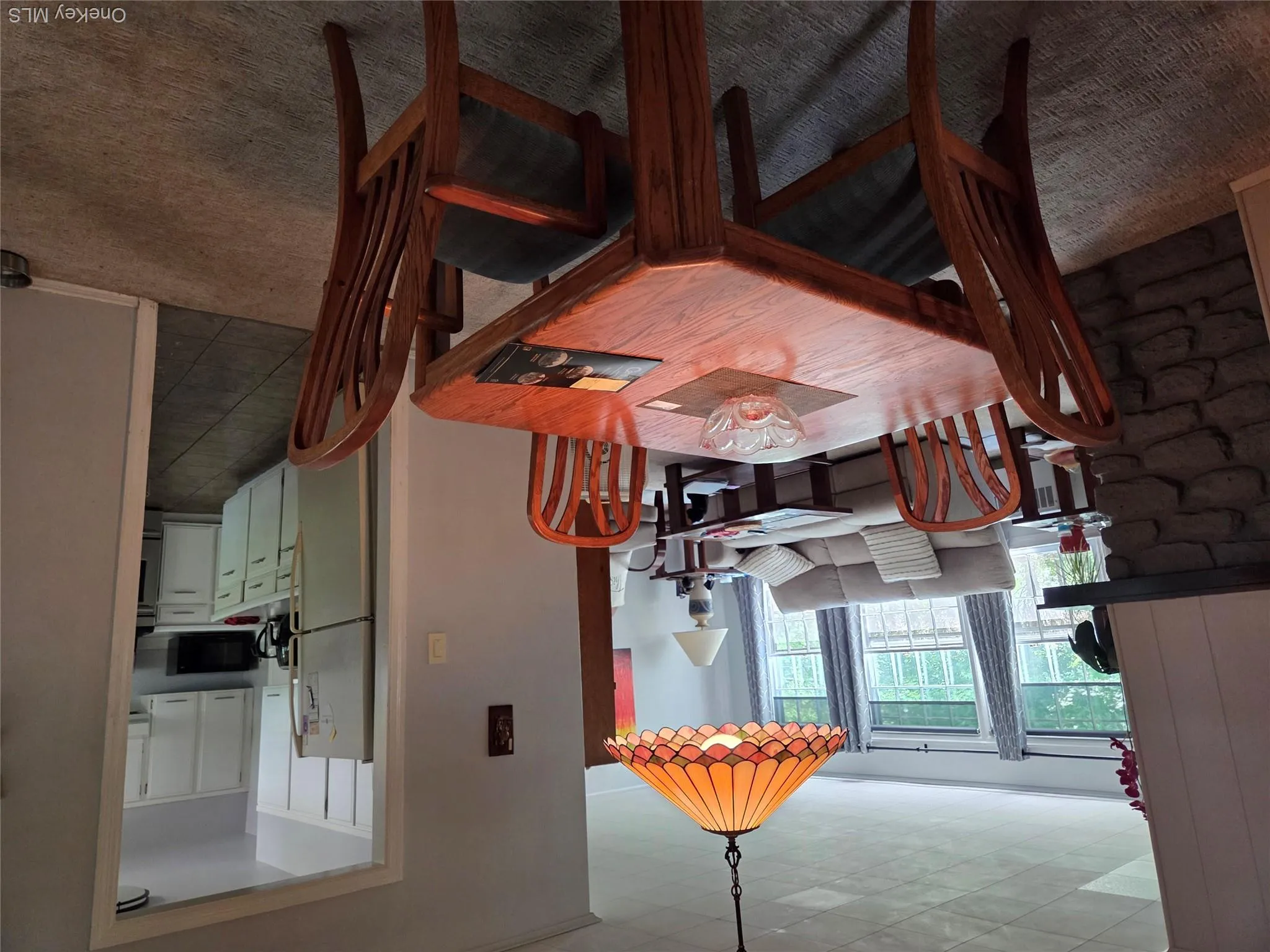 Another view of the dining off the kitchen area. Another view of the dining off the kitchen area.