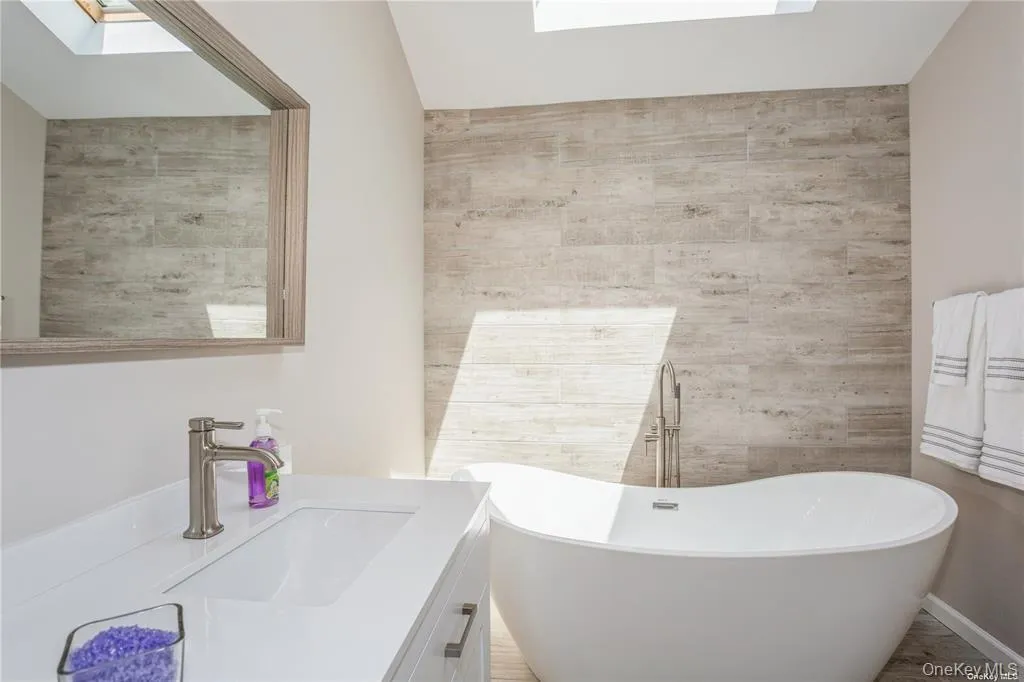State of the art full master bath with soaking tub State of the art full master bath with soaking tub