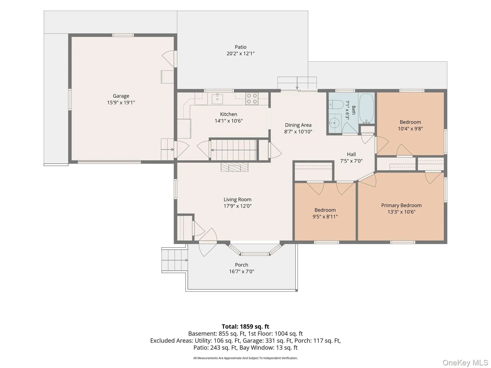 Main-level floorplan. Main-level floorplan.