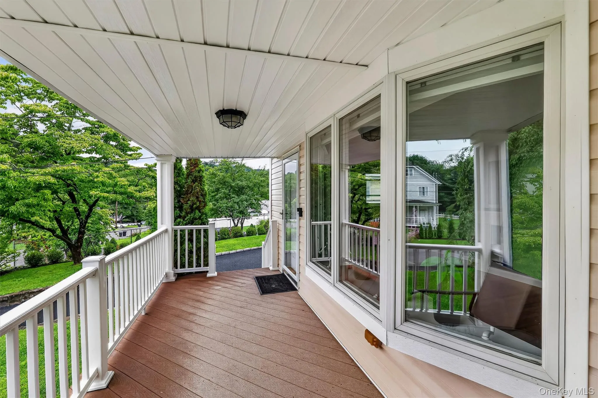 Beautiful front porch creates a warm and inviting entrance to the home. Beautiful front porch creates a warm and inviting entrance to the home.