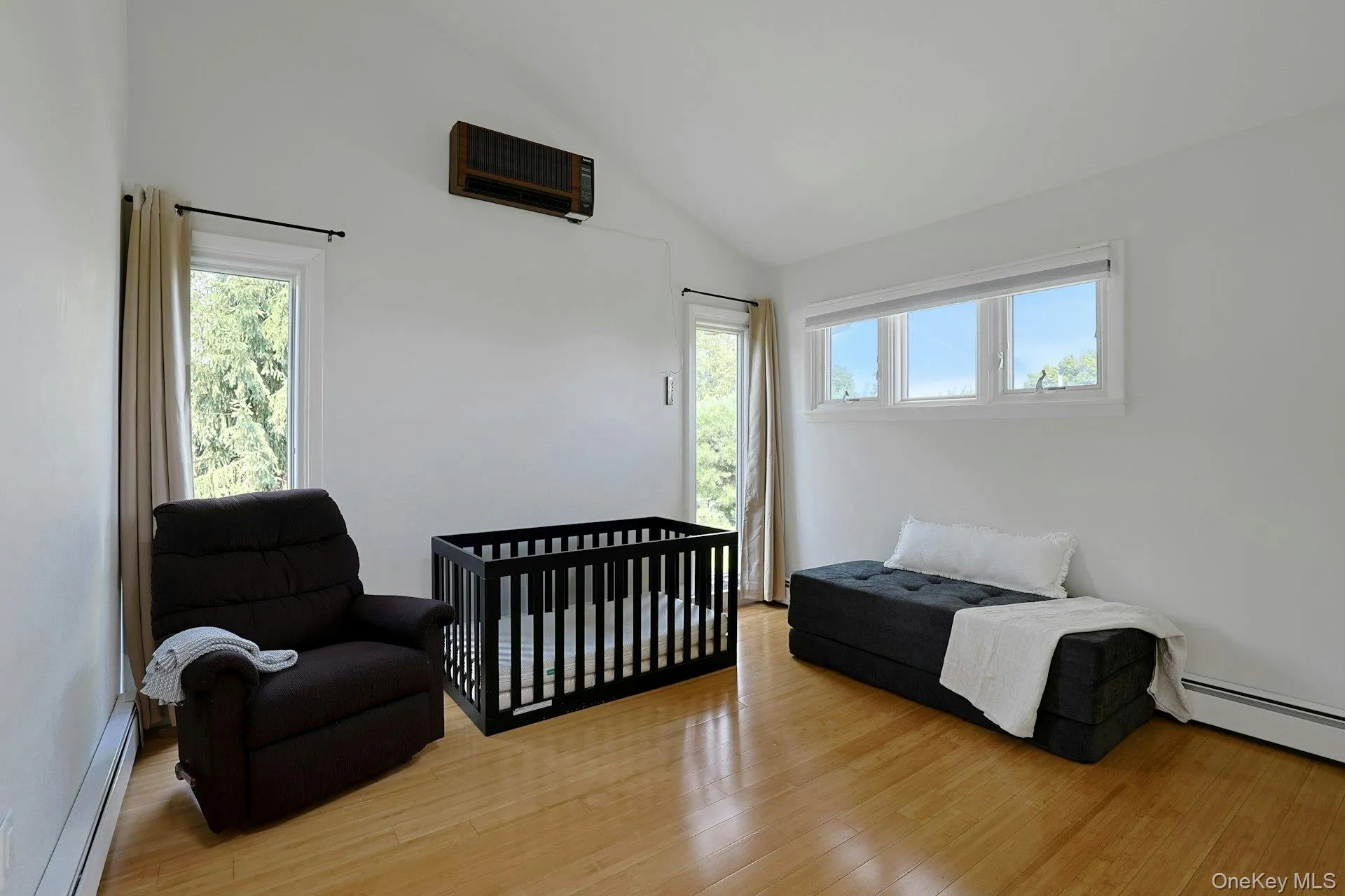 The largest of the other three bedrooms, this corner room has a deep closet. The largest of the other three bedrooms, this corner room has a deep closet.