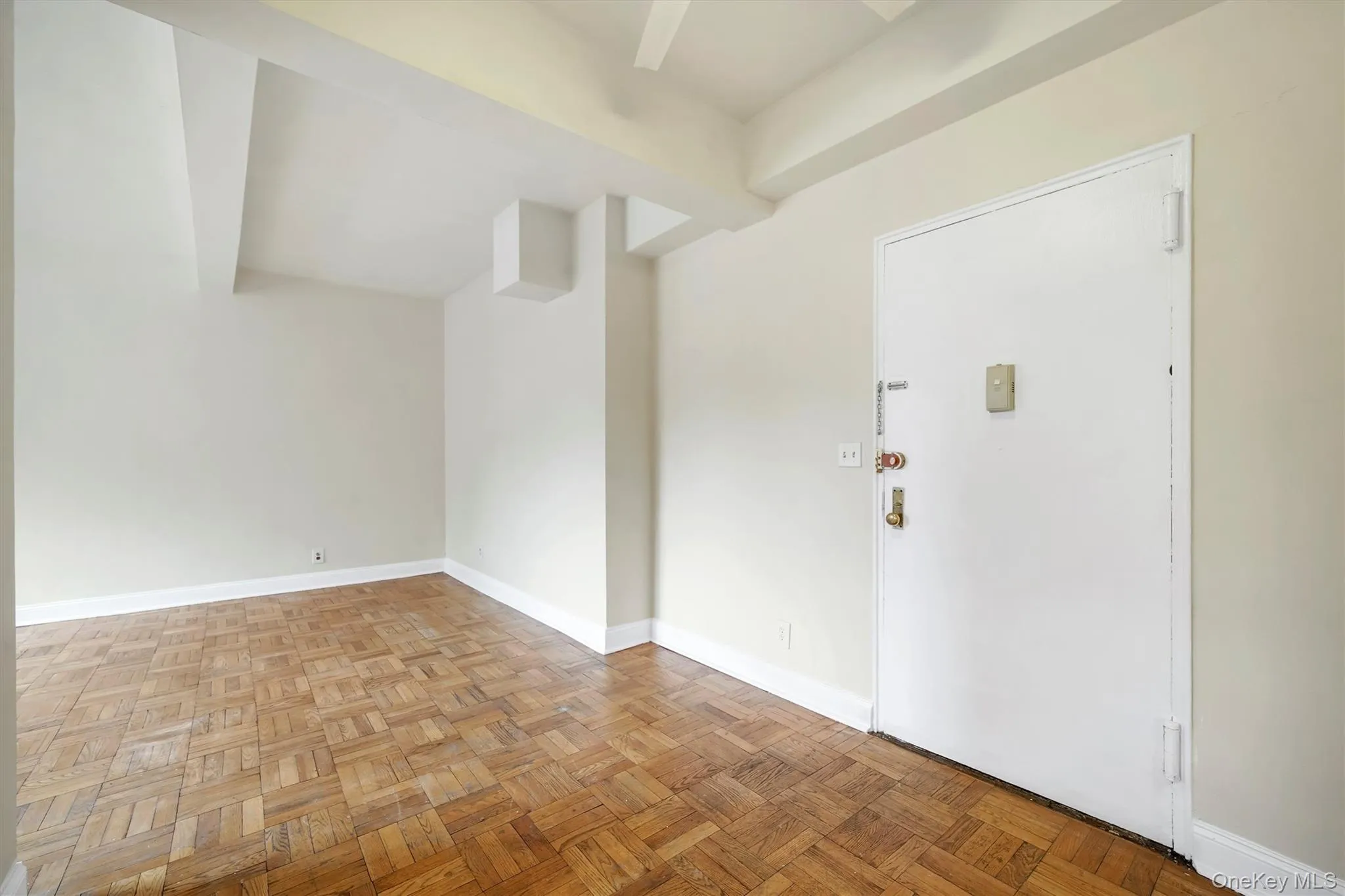 Looking towards entry door and dining/living area. Looking towards entry door and dining/living area.