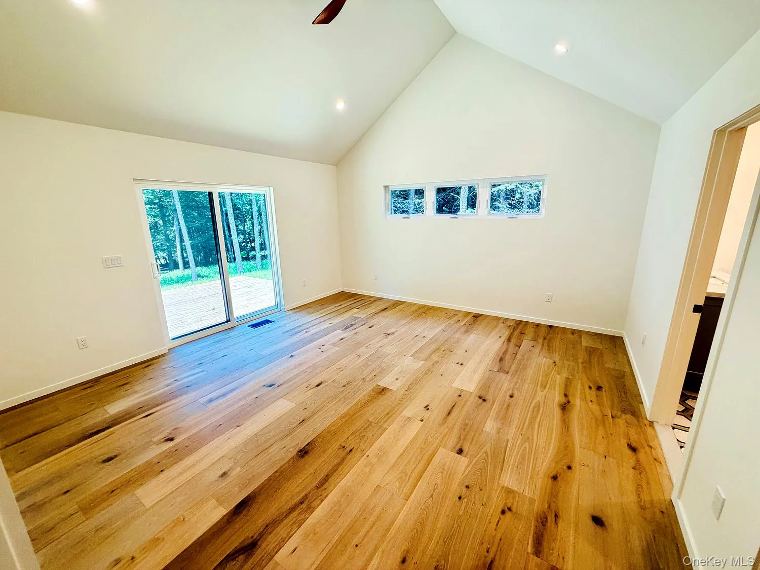 Spacious primary bedroom includes a large closet and attached full bath. Spacious primary bedroom includes a large closet and attached full bath.