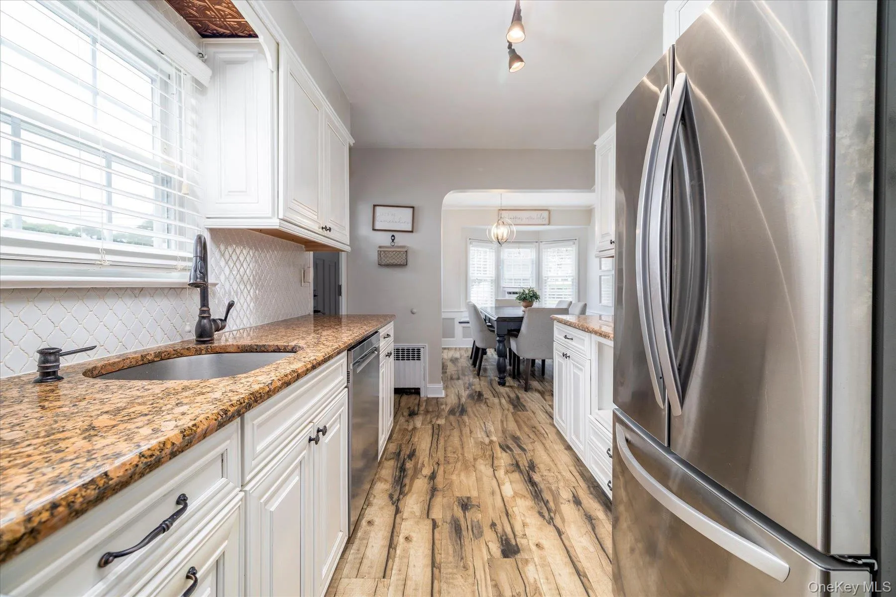 Kitchen with stainless steel appliances Kitchen with stainless steel appliances