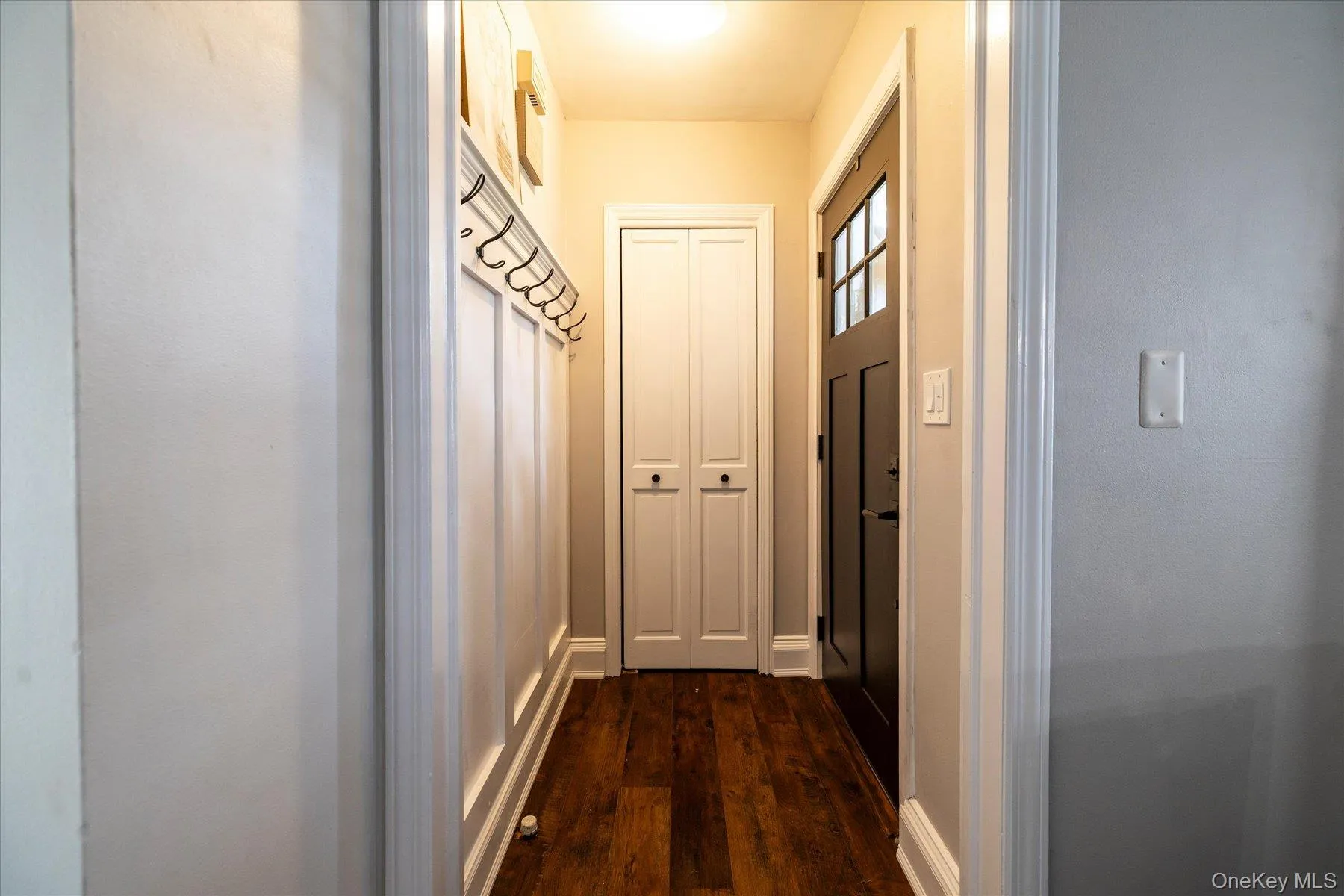 Foyer with coat closet Foyer with coat closet