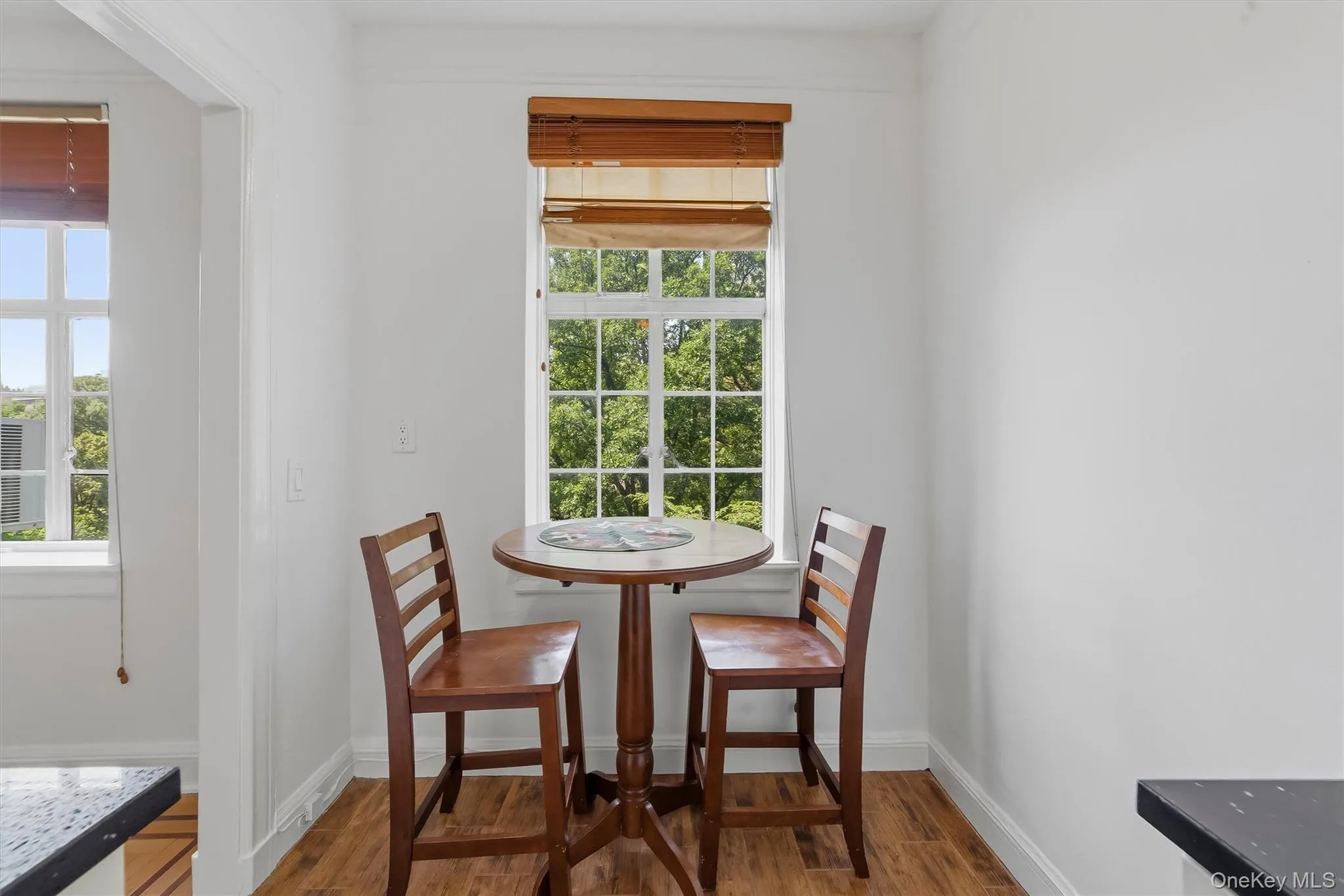 Breakfast nook w/ window Breakfast nook w/ window