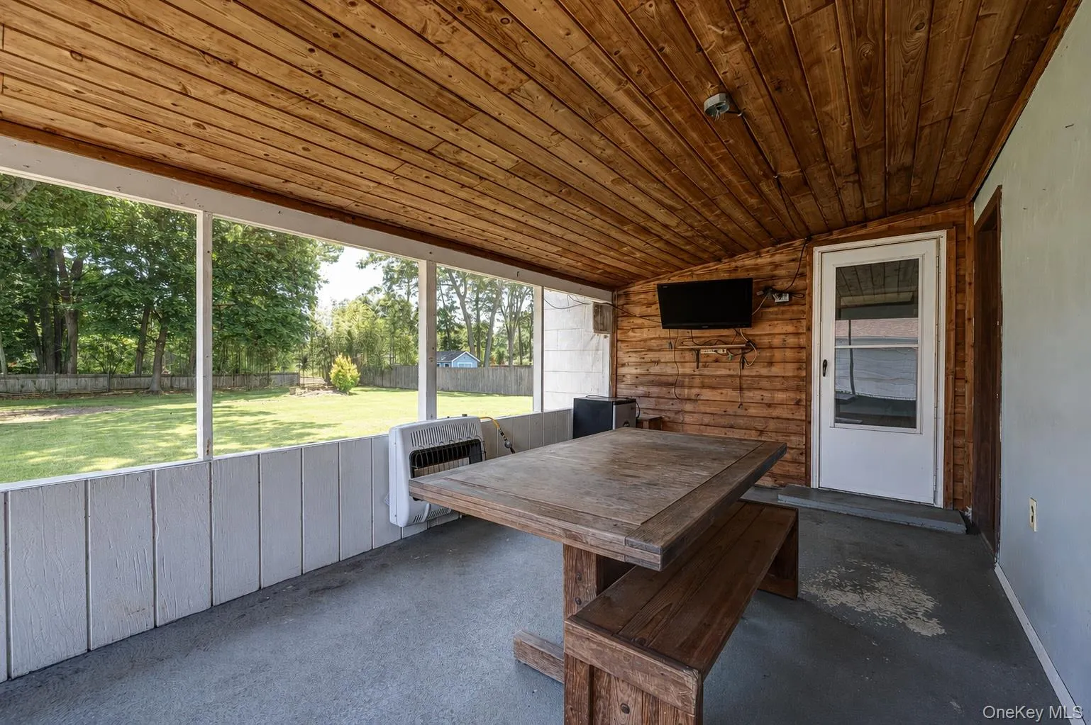 Screened Back Porch Screened Back Porch