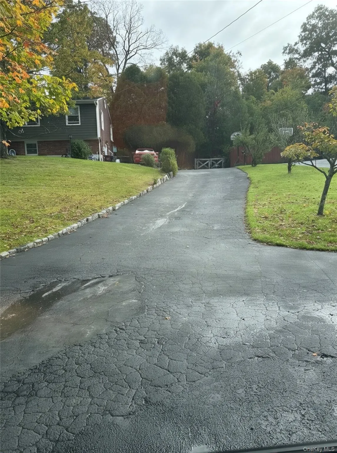 Newly paved driveway Newly paved driveway